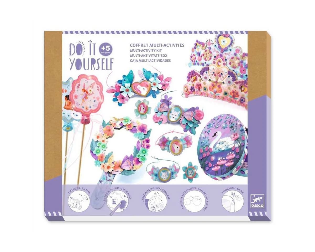 DJECO DIY Box Nymphea 5 Bastelaktivitäten für Kinder ab 5 Jahren - Bild 2