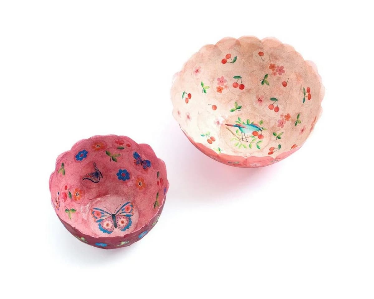DJECO Kreativset DIY Schalen basteln für Kinder ab 7 Jahren Rosa - Bild 5