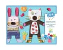 DJECO Kreativset Collage Bärchen & Freunde für Kinder ab 3 Jahren Bild 1