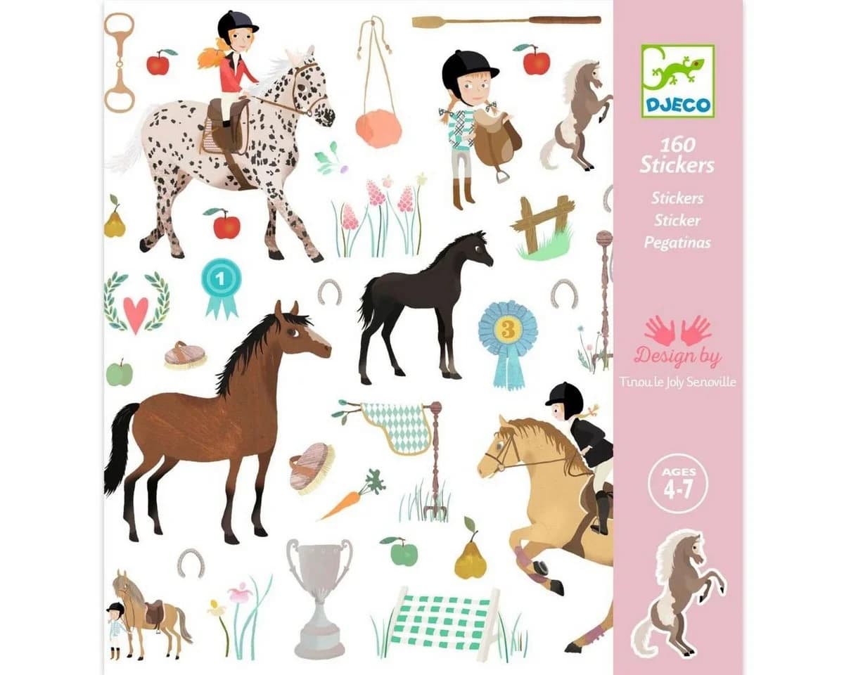 DJECO Sticker 160 Bunt für Kinder ab 4 Jahren - Bild 2