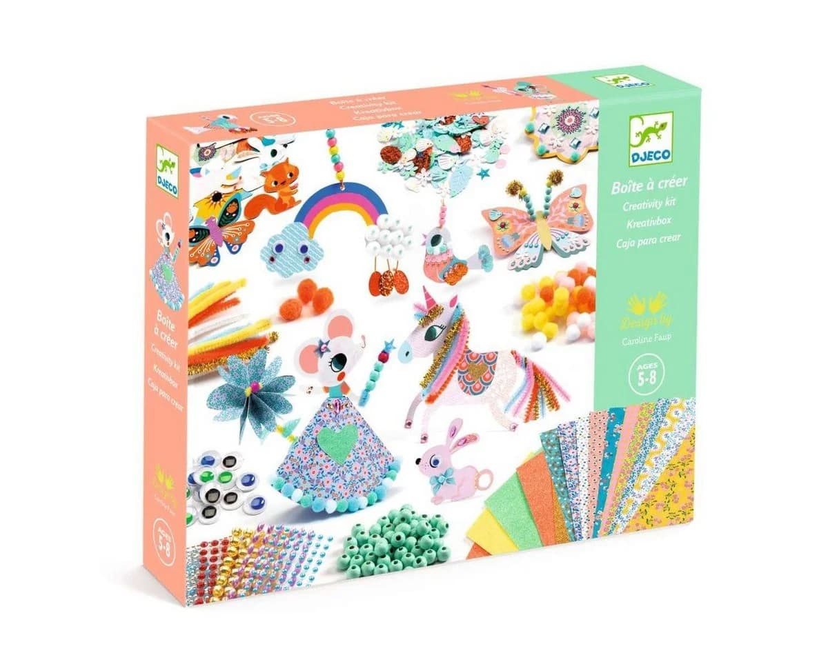 DJECO Kreativset Kreativbox: Basteln für Kinder ab 5 Jahre - Bild 2