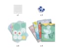 DJECO Kreativset Bastelbox Rundherum Basteln mit Papier Bunt Bild 1