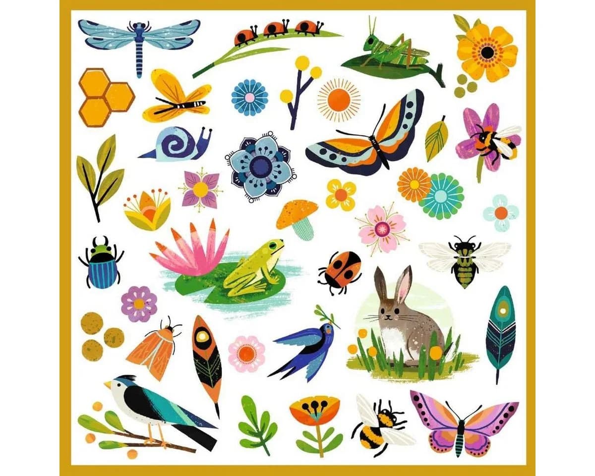 DJECO Sticker Set 160 Sticker Bunt für Kinder ab 4 Jahren - Bild 3