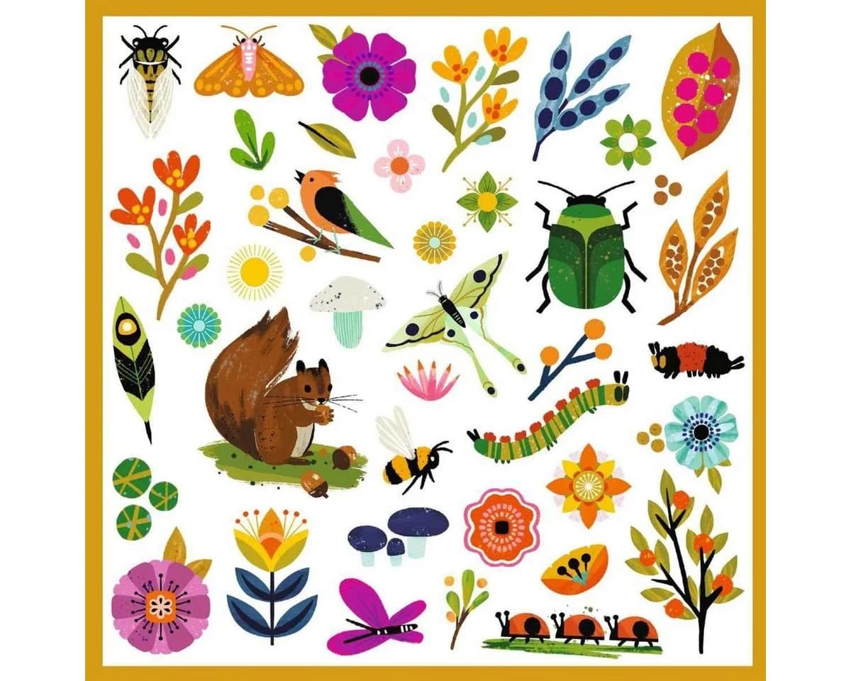 DJECO Sticker Set 160 Sticker Bunt für Kinder ab 4 Jahren - Bild 4