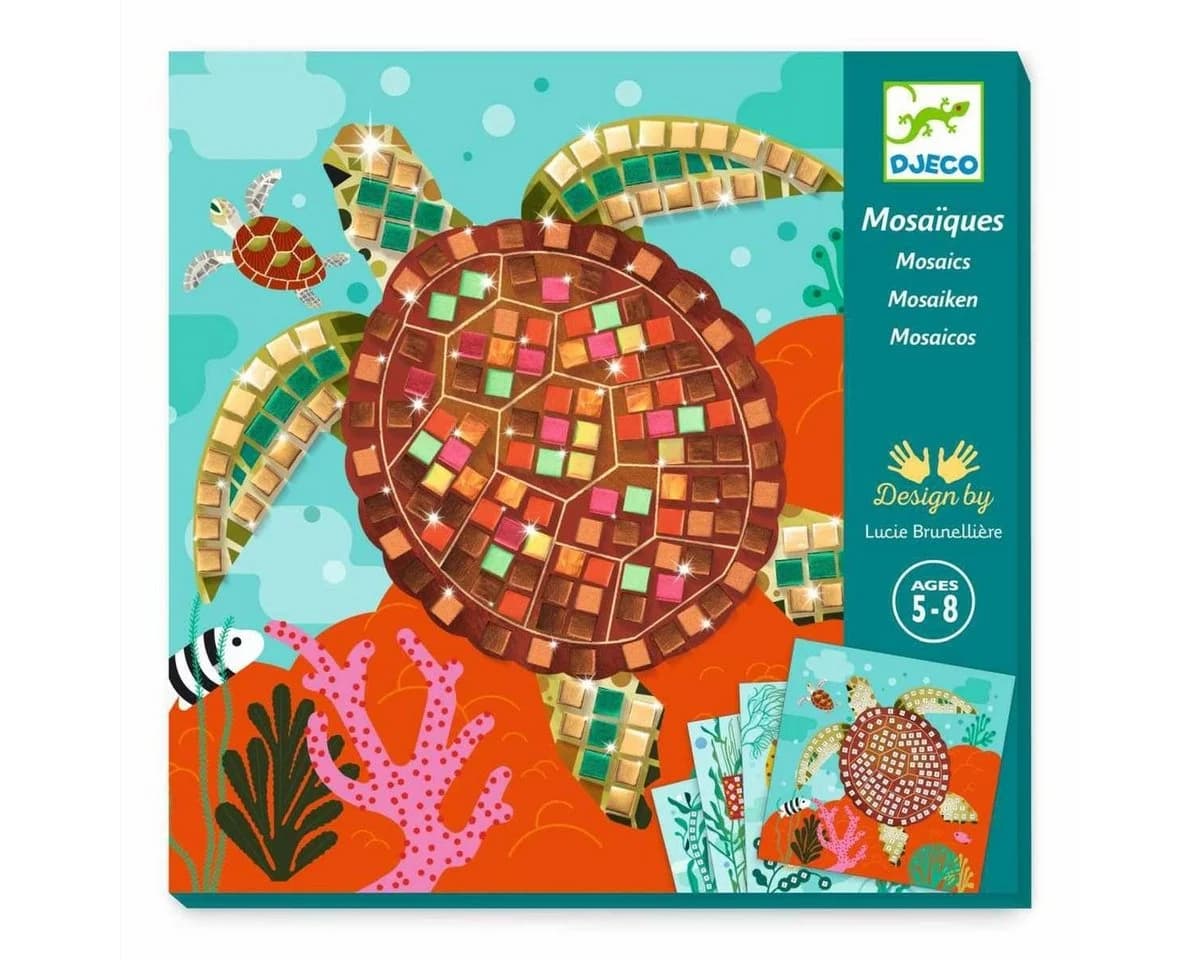DJECO Kreativset Mosaike: Karibik - Mosaikkunst für Kinder ab 5 Jahren - Bild 2