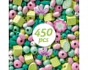 DJECO Holzperlen Kreativset Schmuck Basteln 400+ Perlen Bild 3