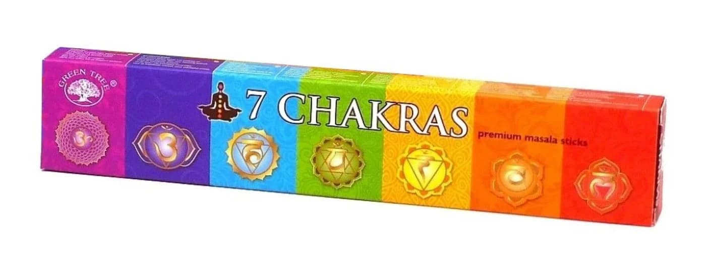 Green Tree Räucherstäbchen "7 Chakras" 15gr.