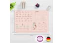 cover-your-desk.de Schreibtischunterlage Lernunterlage Meerjungfrau Rosa Bild 1