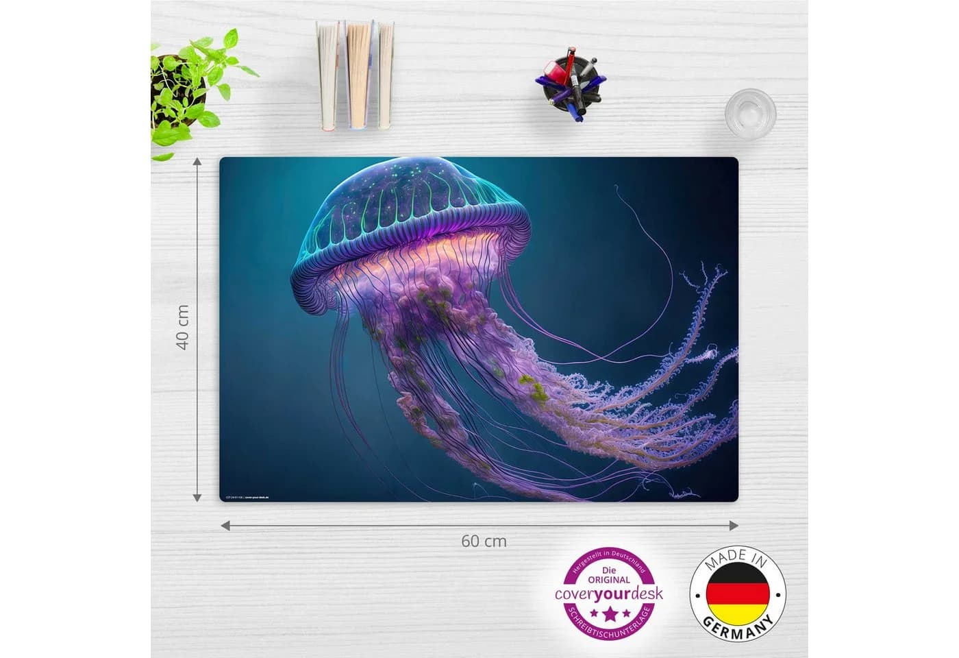 cover-your-desk.de Schreibtischunterlage Premium Vinyl Abwaschbar - Bild 3
