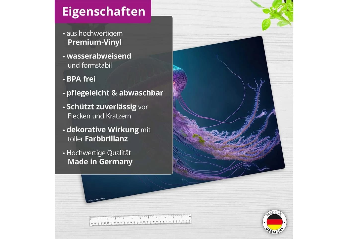cover-your-desk.de Schreibtischunterlage Premium Vinyl Abwaschbar - Bild 4