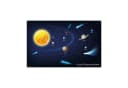 cover-your-desk.de Schreibtischunterlage Weltraum Motiv Bunt Bild 2