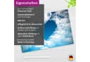 cover-your-desk.de Schreibtischunterlage Herz aus Wolken Premium Vinyl Bild 4
