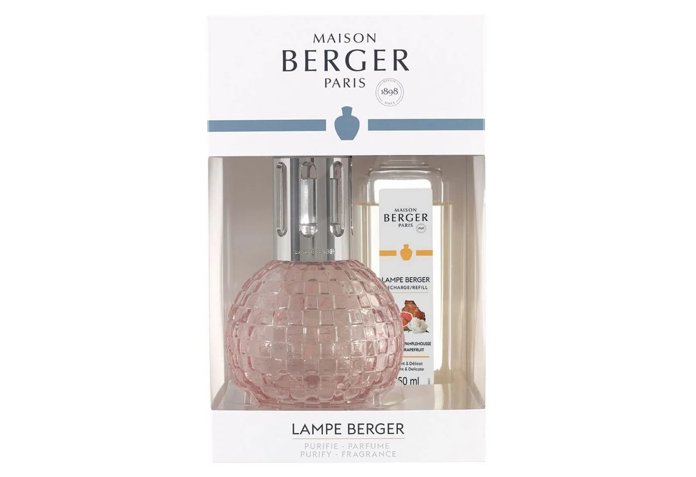 MAISON BERGER PARIS Duftlampe Geschenkset Disco Rosa mit 250ml Pampelmuse-Duft - Bild 4