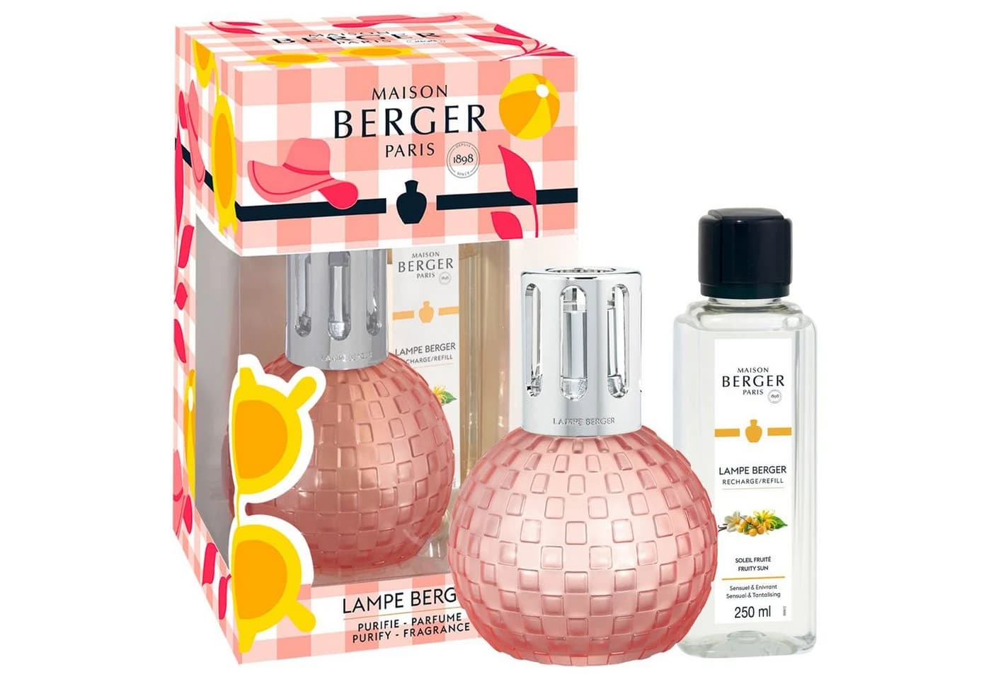 MAISON BERGER PARIS Duftlampe Geschenkset Disco Rosa Gefrostet mit 250 ml Duft - Bild 2