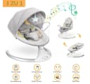 bioby Babyschaukel Elektrisch 5-Gang mit Bluetooth Musik und Esstisch Bild 3