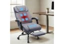 Insma Gaming-Stuhl (bis 180kg) Massage-Bürostuhl mit Heizfunktion, hoher Rückenlehne & Fußstütze Bild 2