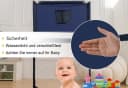 Comomy Laufgitter Baby Krabbelgitter mit Basketball-Netz 128x66cm Bild 3