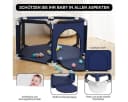 Comomy Laufgitter Baby Krabbelgitter mit Basketball-Netz 128x66cm Bild 4
