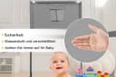 Comomy Laufgitter Baby Krabbelgitter 1-tlg. mit Basketball-Netz 128x66cm Bild 4