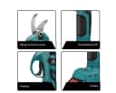 Insma Akku-Astschere 3000W Elektrisch mit 2 Akkus 20000mAh Blau Bild 4