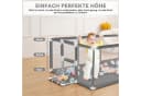 Comomy Laufstall Baby Schutzgitter mit Basketball und Fußball-Netz Bild 4