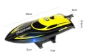 Insma RC-Schnellboot 2,4 GHz 4-Kanal Gelb 25 km/h Bild 3