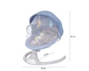Insma Babywippe Elektrisch Blau 5 Geschwindigkeiten Bild 3