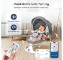 Insma Elektrische Babyschaukel 5 Gang mit Bluetooth und Fernbedienung Bild 1