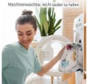 Comomy Spielmatte 125x125 cm Rutschfest Faltbar Grau Bild 5