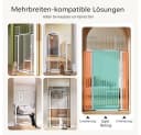 Comomy Treppenschutzgitter Katzengitter 180 cm mit Katzentür Bild 1