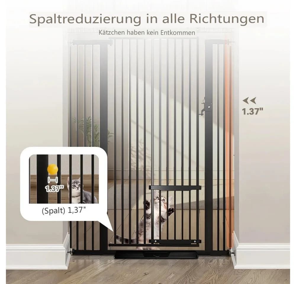 Comomy Treppenschutzgitter Katzengitter 180 cm - Bild 4