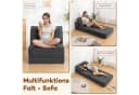 MECO Schlafsofa Klappsofa Cordstoff Vollschaum-Polsterung Bild 1