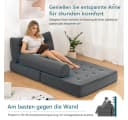 MECO Schlafsofa 3-in-1 Cord-Bezug Modern Bild 1