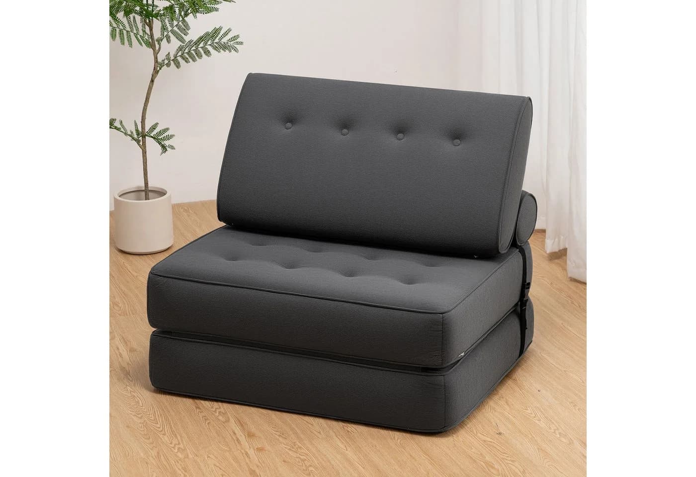 MECO Schlafsofa 3-in-1 Cord-Bezug Modern - Bild 2