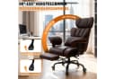 Hoffree Bürostuhl Ergonomisch Gaming-Stuhl Kunstleder Verstellbare Kopfstütze Bild 1