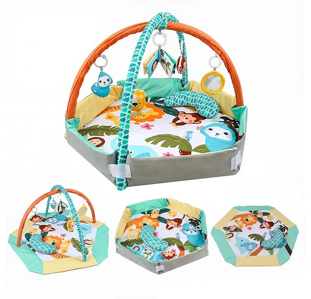 Insma Spielbogen Baby Gym Farbspiel Spielmatte Zaun - Bild 2
