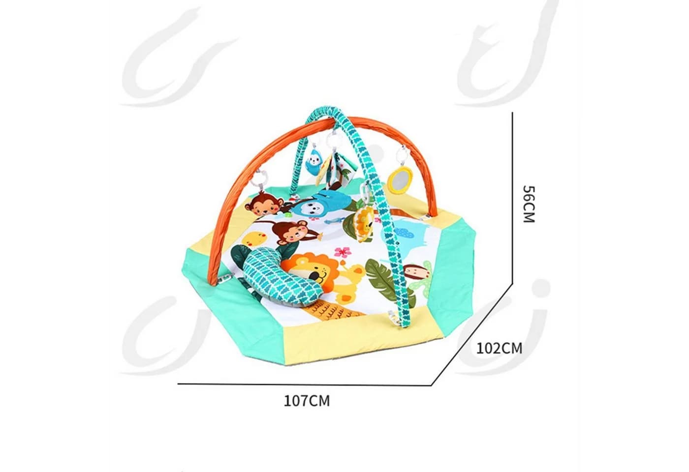 Insma Spielbogen Baby Gym Farbspiel Spielmatte Zaun - Bild 4