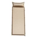 MECO Egg Nest Luftmatratze Selbstaufblasbar mit Kissen Khaki Bild 2