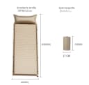 MECO Egg Nest Luftmatratze Selbstaufblasbar mit Kissen Khaki Bild 4