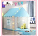 CAVEEN Spielzelt Kinder-Spielzelt Blau Stabil Atmungsaktiv Bild 1
