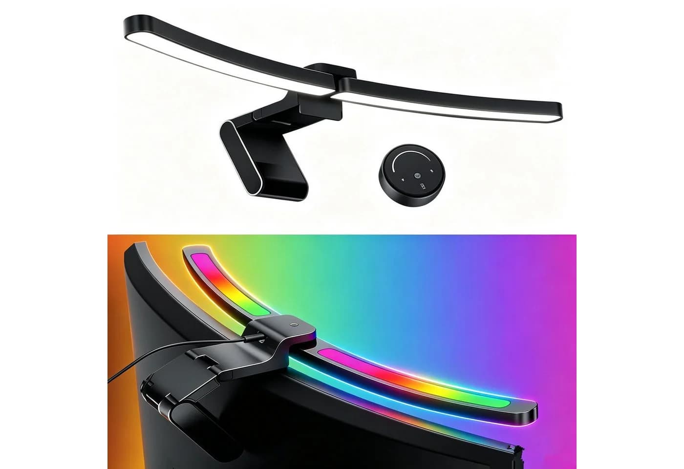 Insma LED Monitorleiste 66cm mit RGB und Fernbedienung - Bild 2