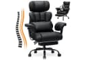 Hoffree Drehstuhl XXL Ergonomischer Bürostuhl Kunstleder Bild 2