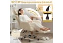 Hoffree Chefsessel Ergonomischer Bürostuhl Beige 200kg Belastbar Bild 1