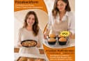Insma Backform Airfryer Zubehör Set 21-tlg. Silikonformen & Pizzablech Bild 5