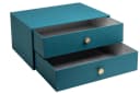 EXACOMPTA Schubladenbox 2 Schubladen A4 Maxi Bleu canard Bild 3