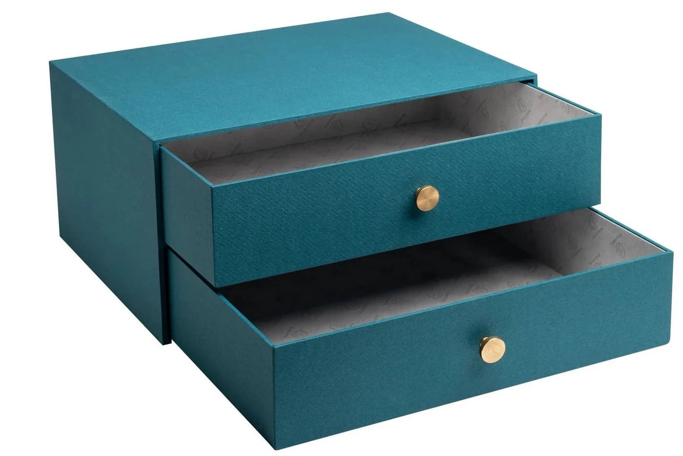EXACOMPTA Schubladenbox 2 Schubladen A4 Maxi Bleu canard - Bild 3