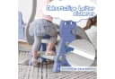 zebery 4-in-1 Kinderrutsche mit Schaukel und Basketballkorb Blau Bild 1
