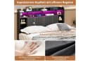 Yelenaro Polsterbett 140x200 Grau mit LED & Stauraum Bild 4