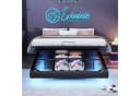 zebery Polsterbett Stauraumbett Schwarz mit LED-Lichtleiste Bild 5