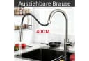 Duschparadies Küchenarmatur ausziehbar Einhebelmischer 360° drehbar silber Bild 3